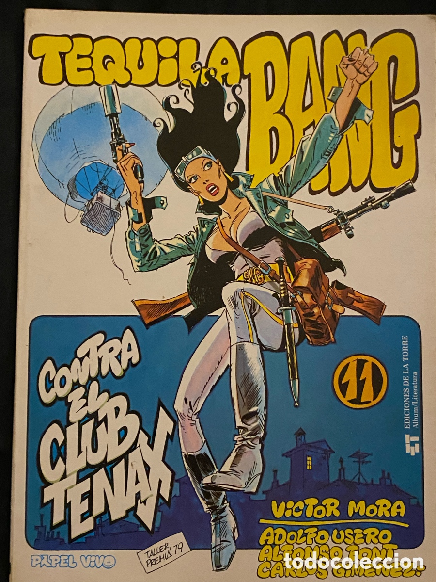 Comics: C&oacute;mic Tequila Bang contra el club Tenax, 1979