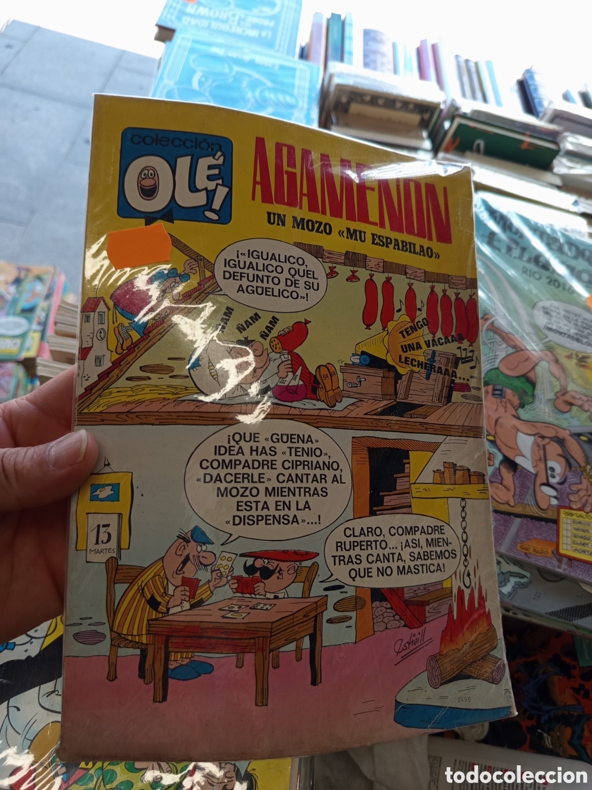 C&oacute;mics: Colecci&oacute;n ol&eacute; N13, agamen&oacute;n un mozo mu espabilao , editorial bruguera