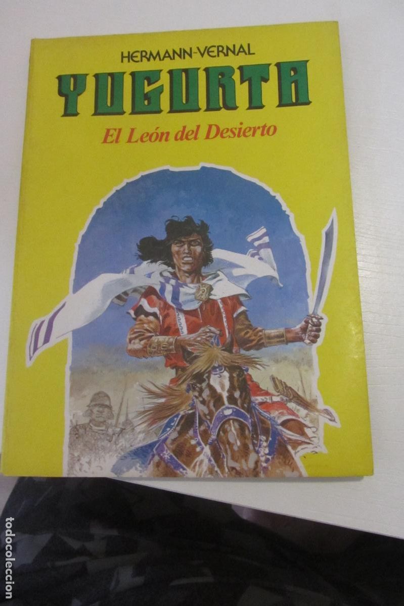 C&oacute;mics: YUGURTA : EL LEON DEL DESIERTO. (HERMANN & VERNAL). DISTRINOVEL, 1981 arx182