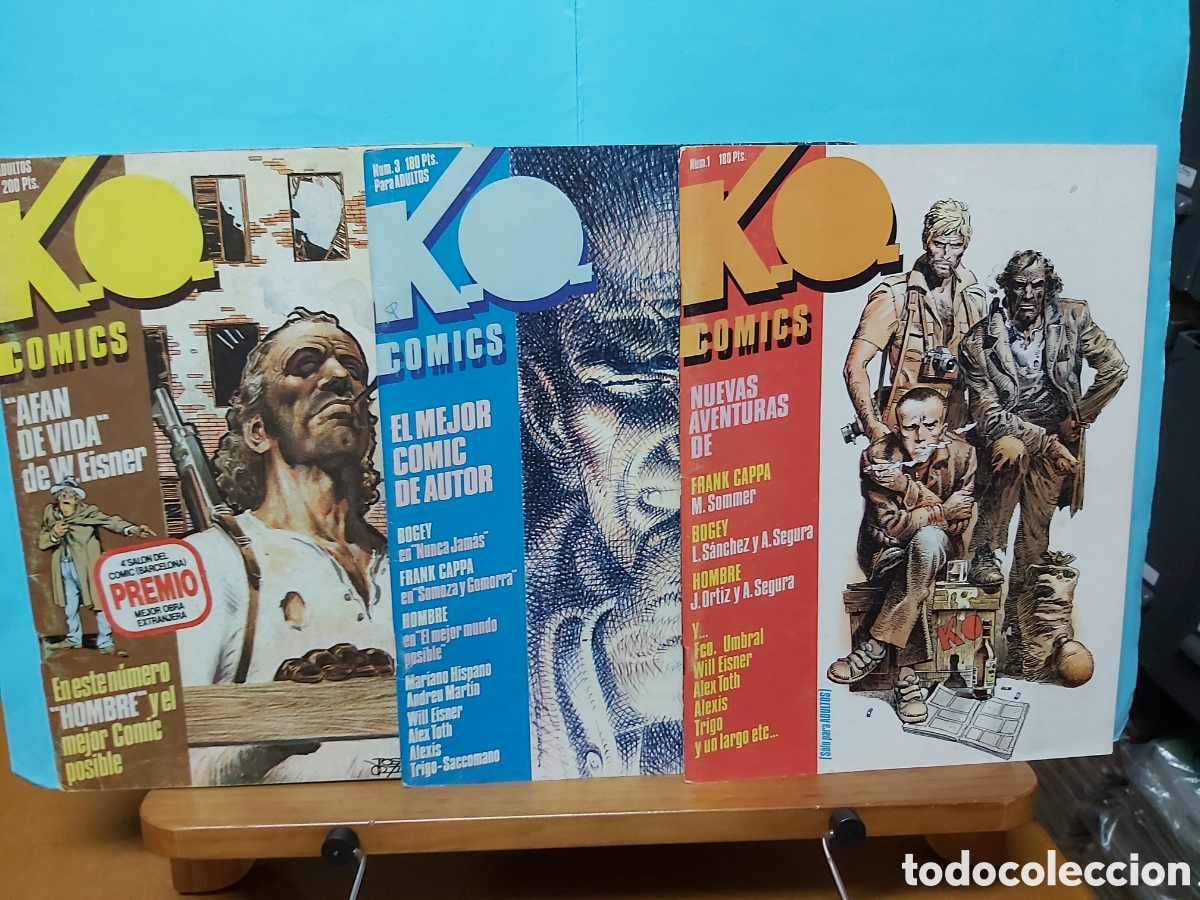 C&oacute;mics: * K. O. COMICS * ED. METROPOL 1983 * LOTE N&ordm; 1, 3, 4, * EXCELENTES *