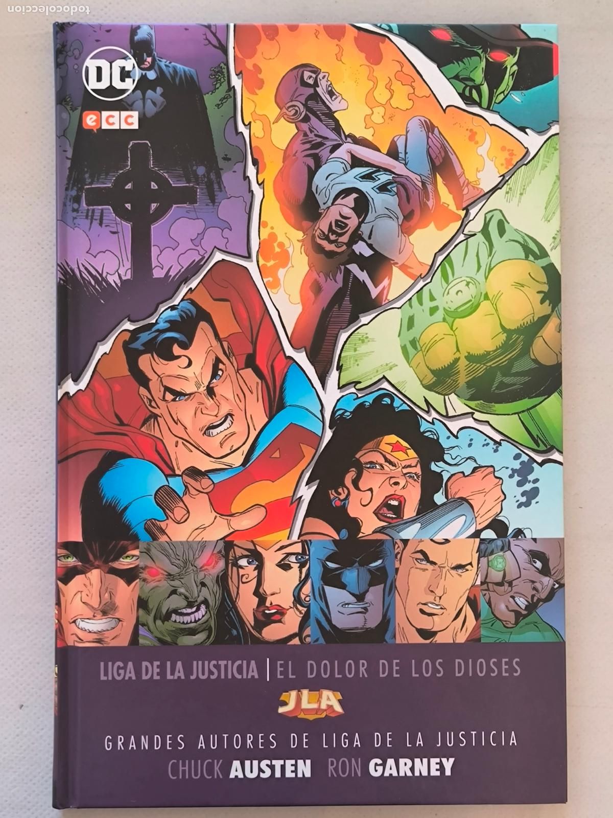 C&oacute;mics: LIGA DE LA JUSTICIA: EL DOLOR DE LOS DIOSES - GRANDES AUTORES - DC - ECC - TAPA DURA - NUEVO (359*w)