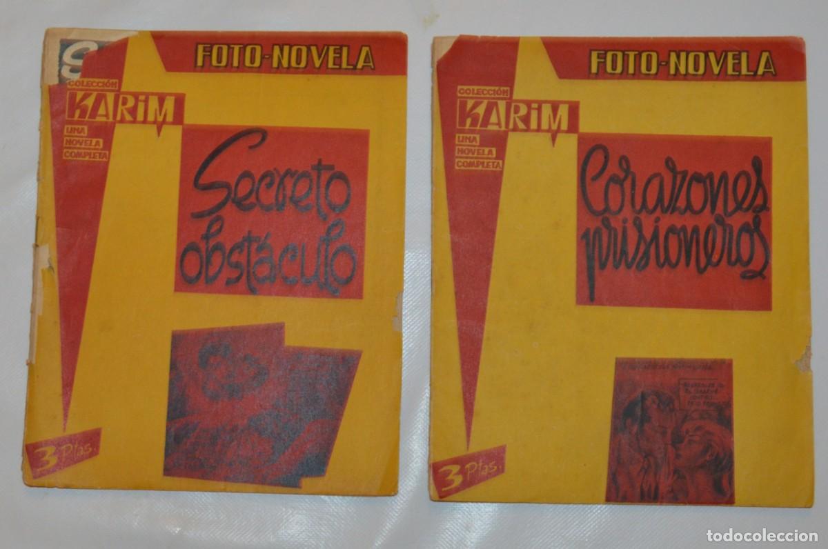C&oacute;mics: FOTO - NOVELA - COLECCION KARIM - LOTE 2 EJEMPLARES - DIBUJOS - MYRIA