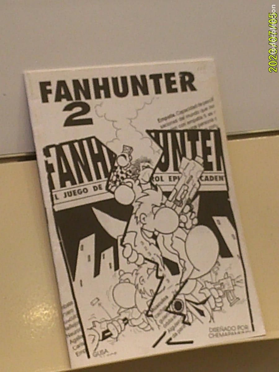 C&oacute;mics: FANZINE FANHUNTER NUMERO 2