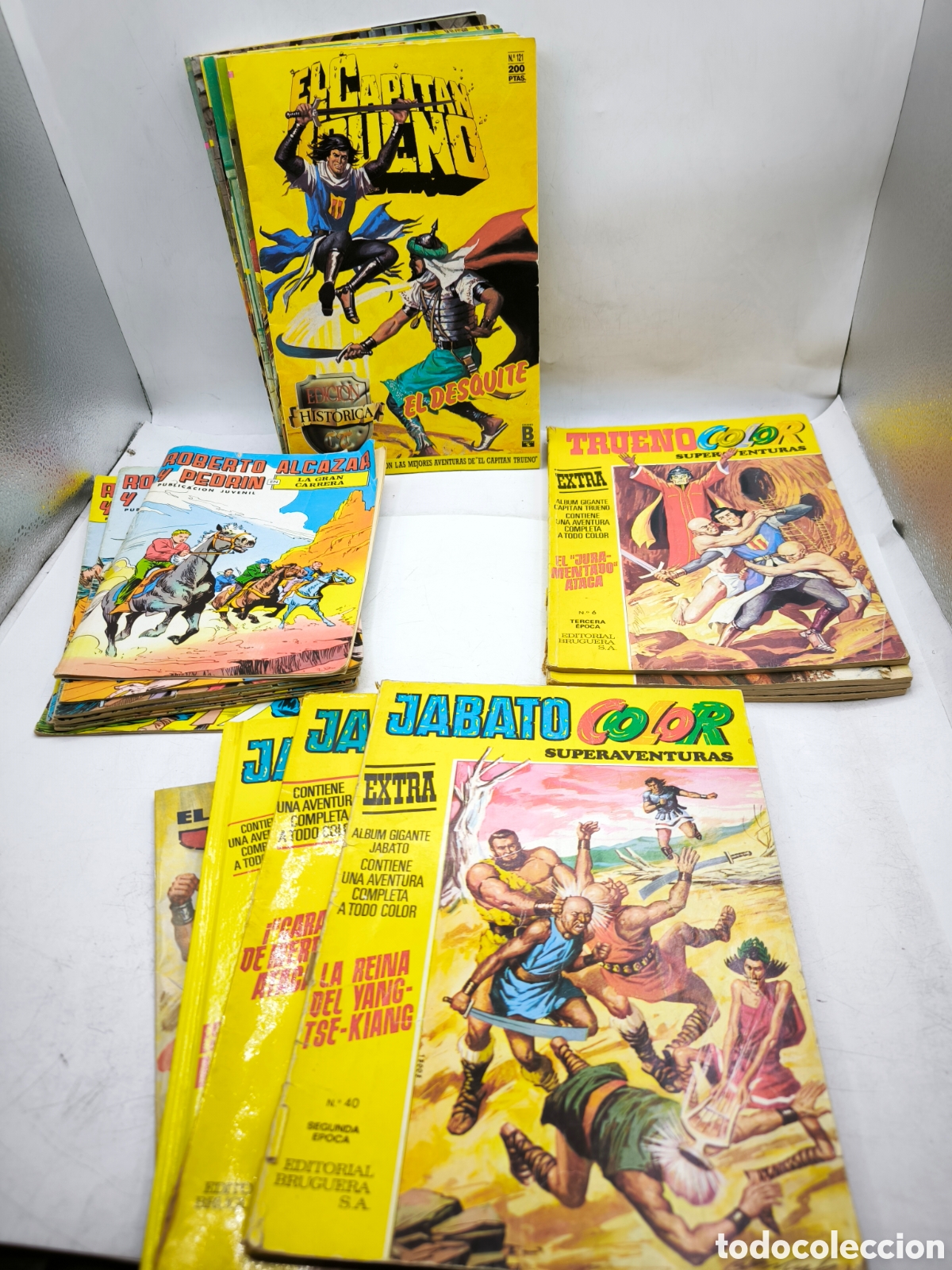 Comics: 30 El capit&aacute;n trueno, Trueno color, Javato color Roberto Alc&aacute;zar y Pedr&iacute;n.