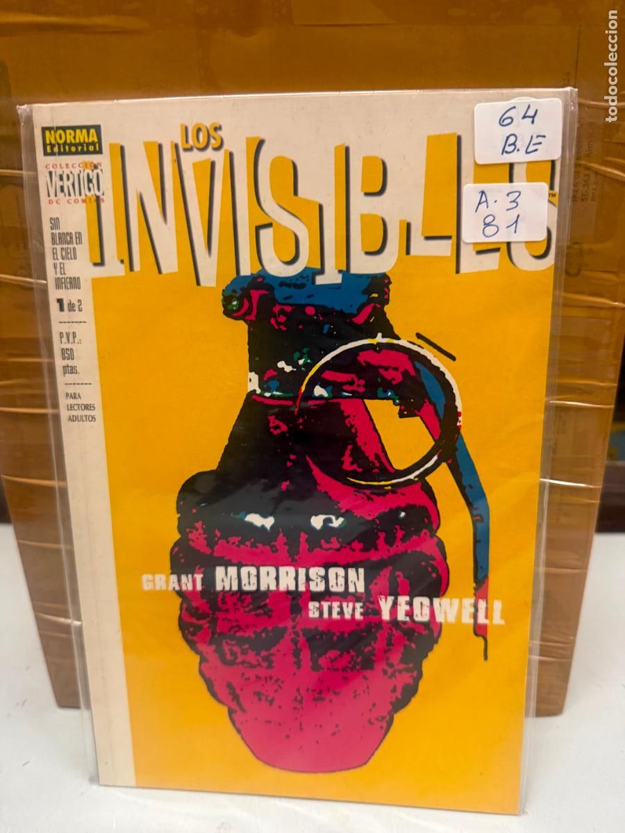 Comics: los invisibles editorial norman numero 64