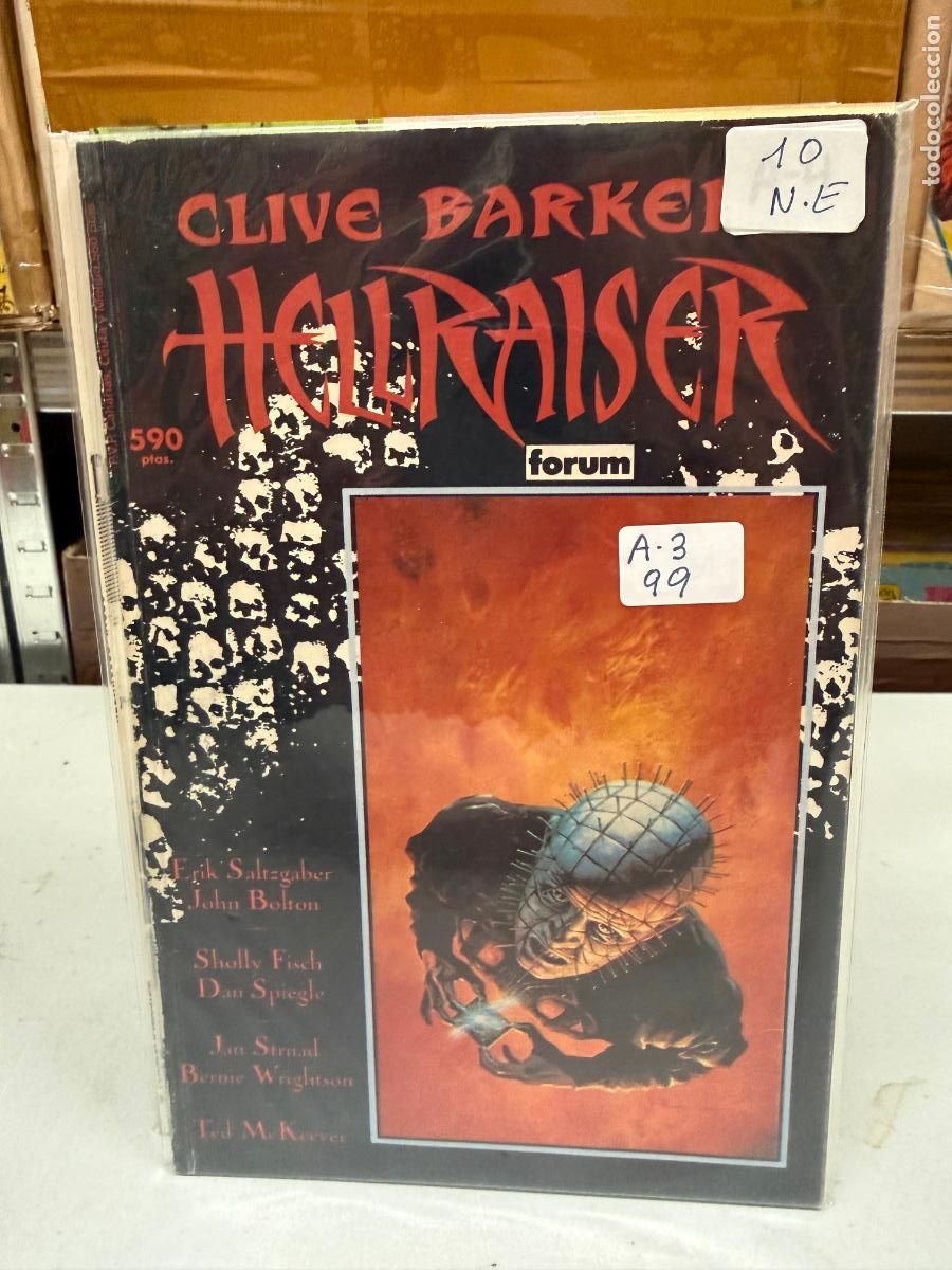 C&oacute;mics: HELLRAISER EDITORIAL FORUM NUMERO 10