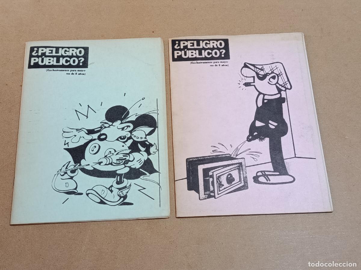 Comics: FANZINE &iquest;PELIGRO P&Uacute;BLICO? 1 Y 2 - COMPLETA - CRUMB - WALLACE WOOD - DRUILLET - REISER...