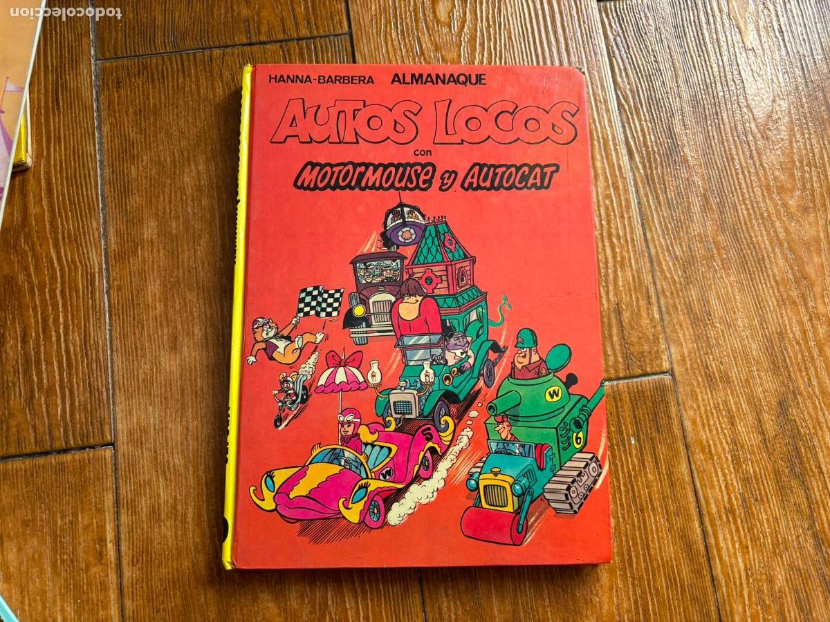 C&oacute;mics: ALMANAQUE AUTOS LOCOS EUREDIT 1973. TAPA DURA