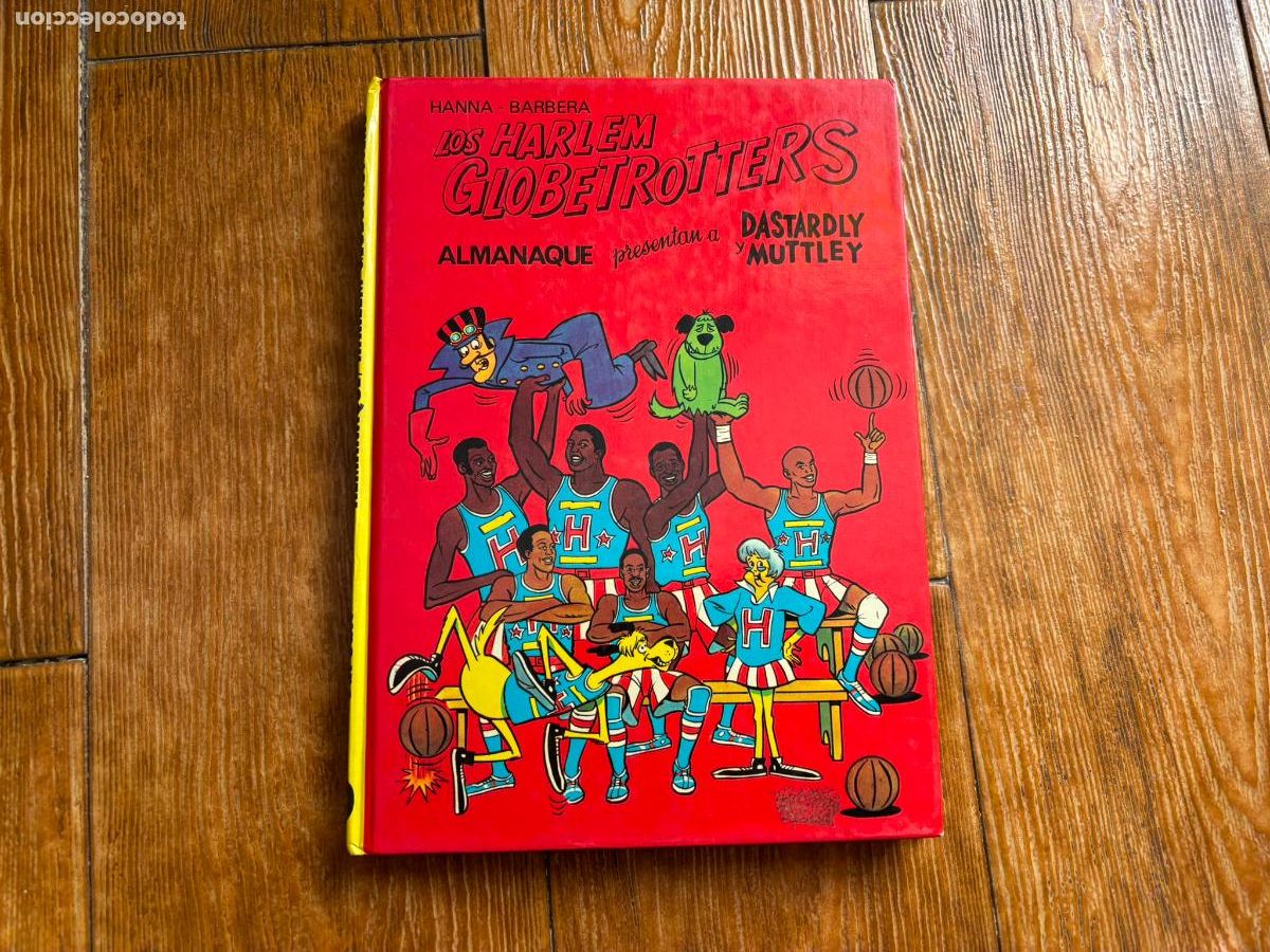 C&oacute;mics: ALMANAQUE HARLEM GLOBETROTTERS RISITAS Y PIERRE NODOYUNA HANNA BARBERA EUREDIT 1973. TAPA DURA