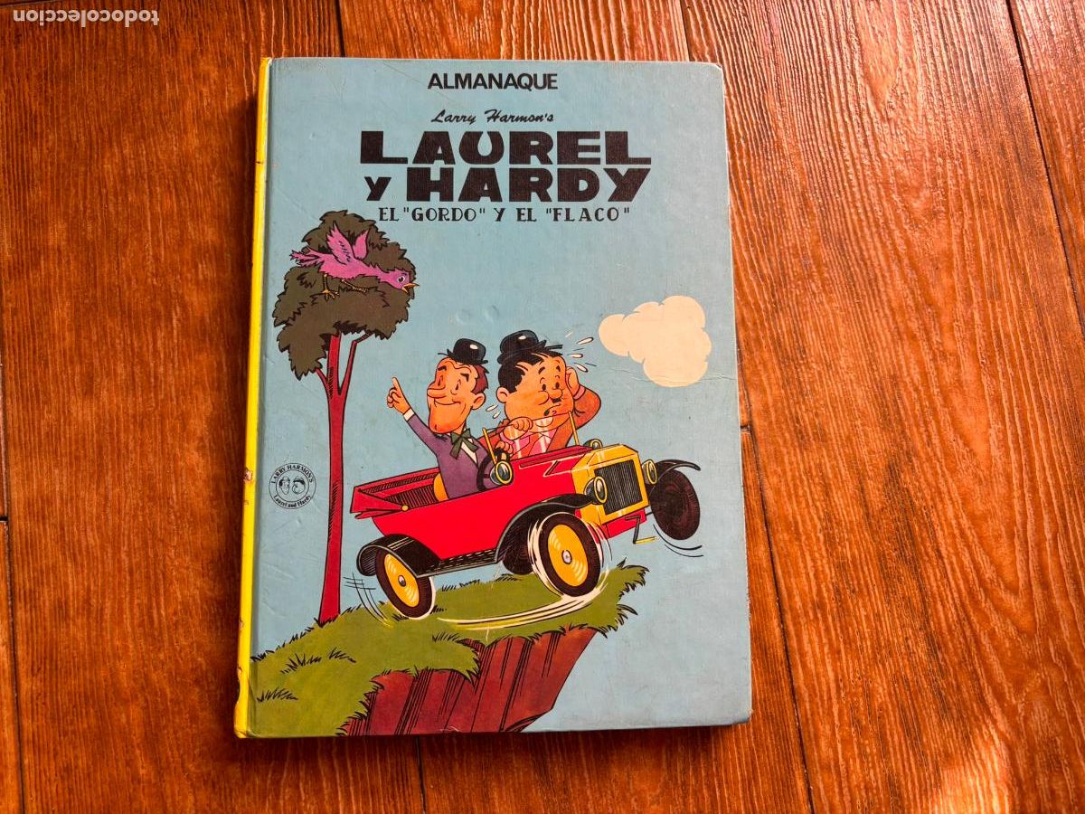 C&oacute;mics: ALMANAQUE LAUREL Y HARDY EL GORDO Y EL FLACO EUREDIT 1973. TAPA DURA