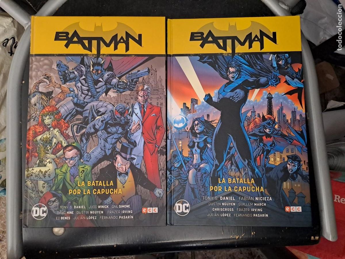 C&oacute;mics: Batman, la batalla por la capucha completa 2 n&uacute;meros, ECC en perfecto estado
