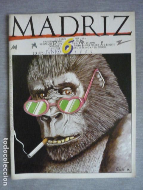 Comics: REVISTA COMIC TEBEO MADRIZ N&ordm; 6 JUNIO 1984 LA MOVIDA MADRILE&Ntilde;A AYUNTAMIENTO DE MADRID