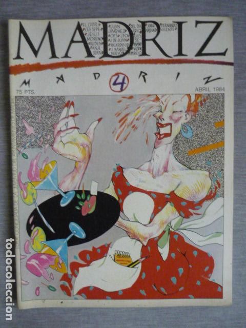 Comics: REVISTA COMIC TEBEO MADRIZ N&ordm; 4 ABRIL 1984 LA MOVIDA MADRILE&Ntilde;A AYUNTAMIENTO DE MADRID CEESEPE