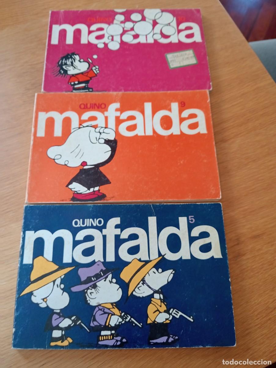 C&oacute;mics: LOTE CON 3 EJEMPLARES DE UNA COLECCI&Oacute;N TITULADA MAFALDA (DE 11). R&Uacute;STICA. EDITORIAL LUMEN. 1978.