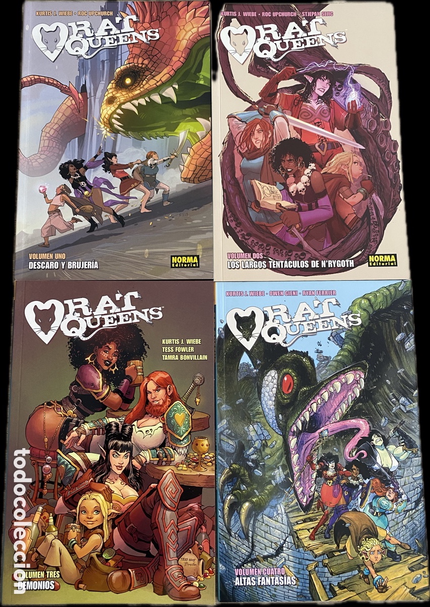 C&oacute;mics: Rat Queens 1 al 4- Kurtis J. Wiebe