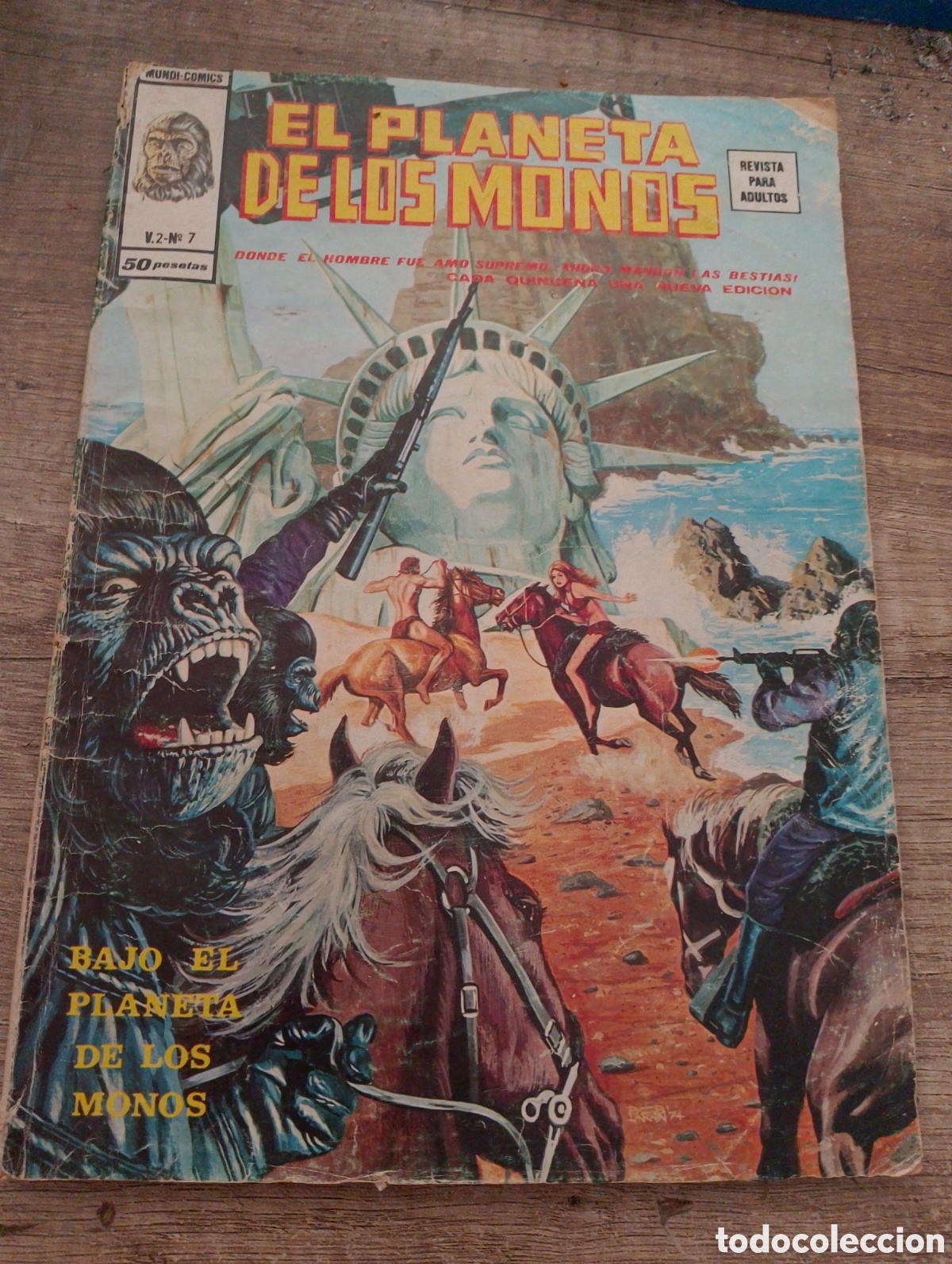 C&oacute;mics: Comics. El planeta de los monos. Vol.2 n.7