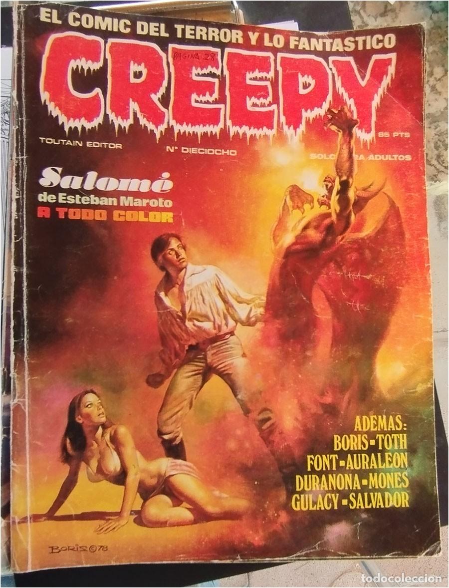 C&oacute;mics: CREEPY EL COMIC DE TERROR Y FANTASTICO Ed. TOTAIN N.&ordm; 18