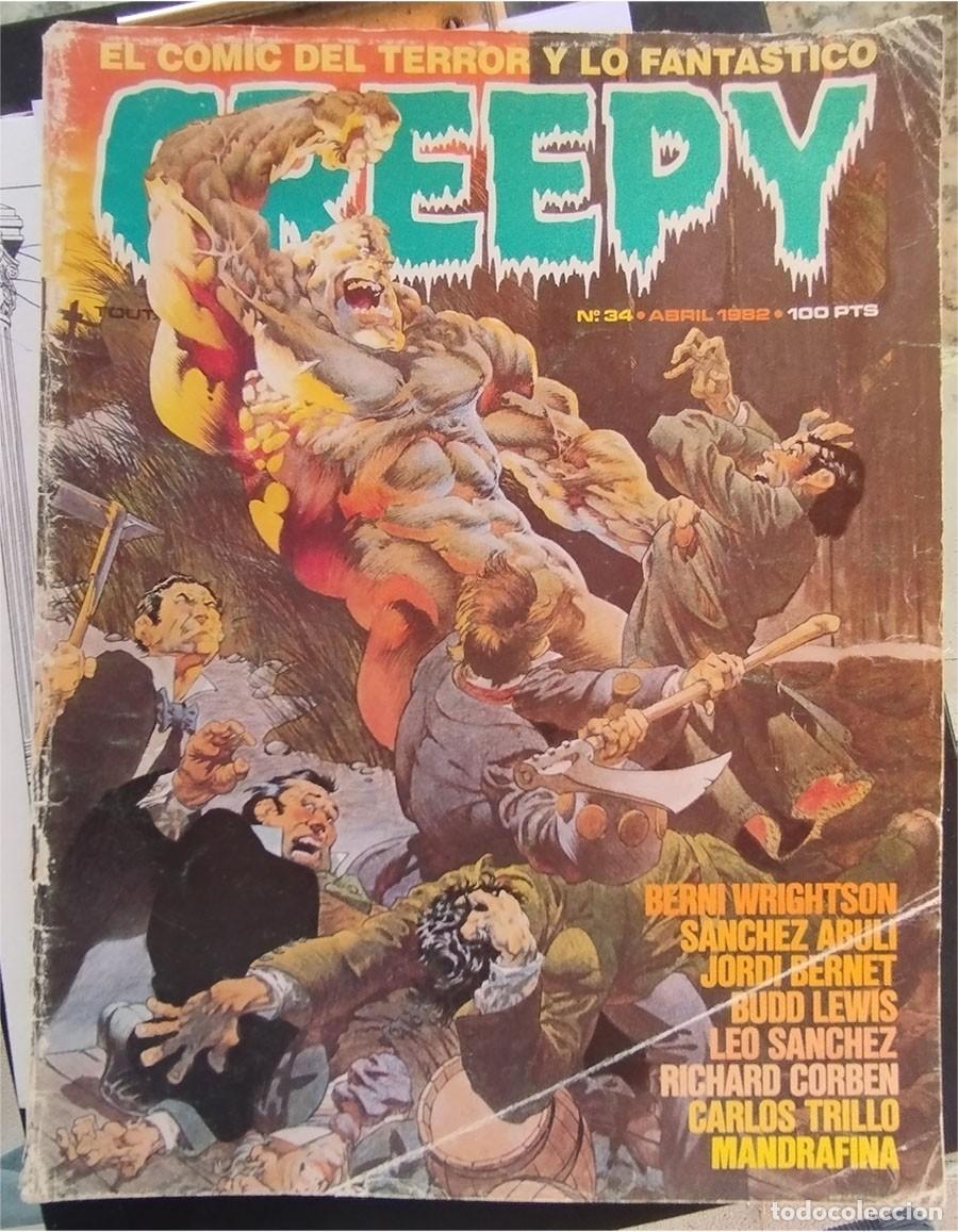 C&oacute;mics: CREEPY EL COMIC DE TERROR Y FANTASTICO Ed. TOTAIN N.&ordm; 34
