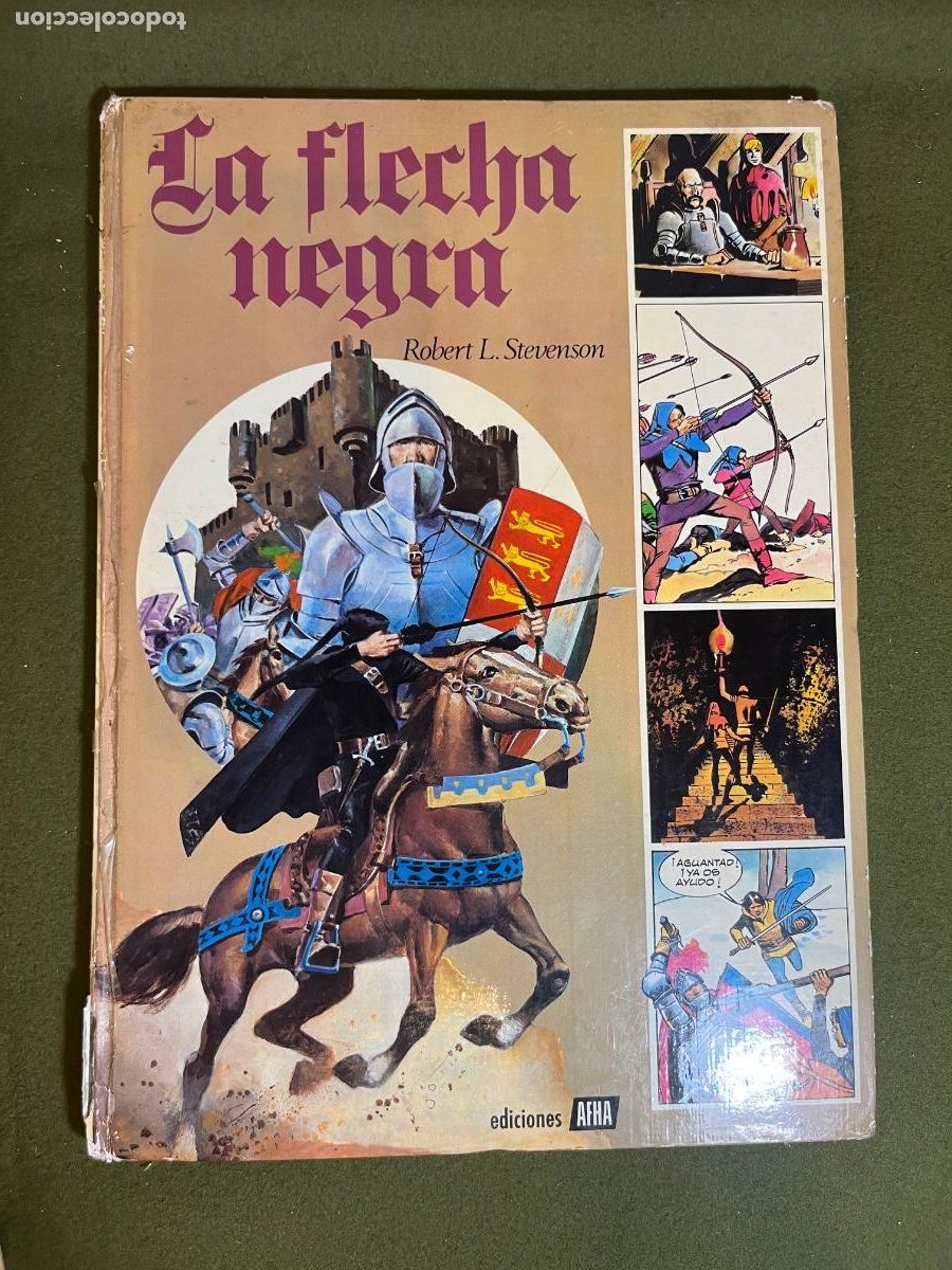 Comics: La Flecha Negra Robert Louis Stevenson AFHA Internacional Caja de Ahorros del Pened&egrave;s 1977 Ram&oacute;n de