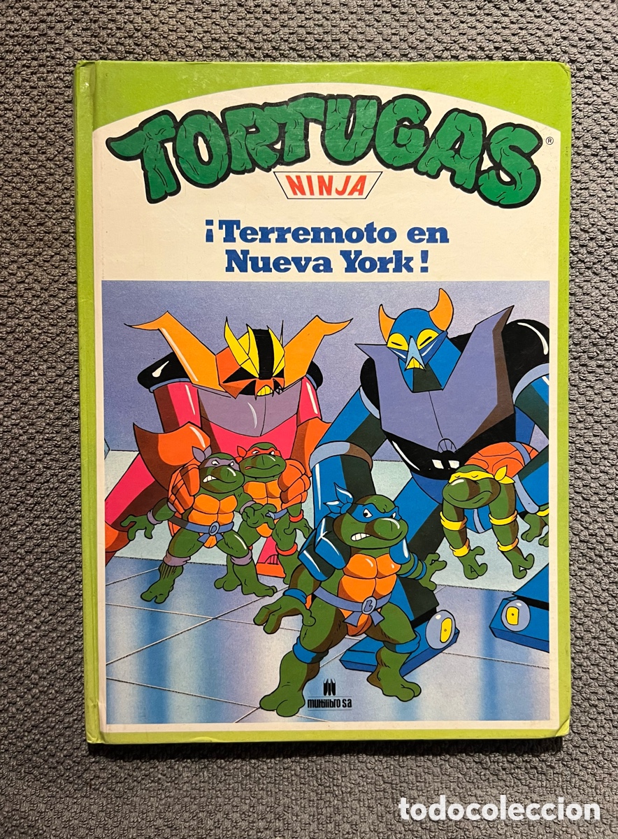 C&oacute;mics: TORTUJAS NINJA&hellip; Terremoto en Nueva York&hellip; Multilibro, 1991, Por Isidro S&aacute;nchez