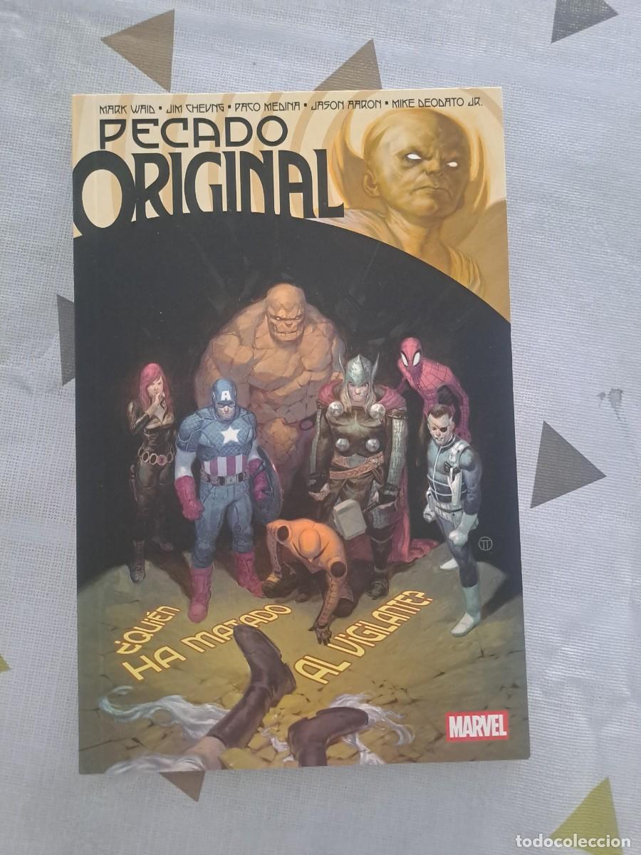 C&oacute;mics: Pecado original, quien ha matado al vigilante, Panini en buen estado