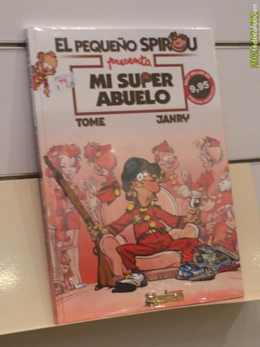 C&oacute;mics: EL PEQUE&Ntilde;O SPIROU PRESENTA MI SUPER ABUELO TOMO TAPA DURA - KRAKEN OFERTA