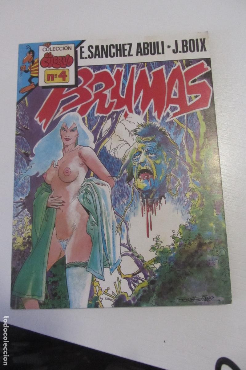 C&oacute;mics: COLECCI&Oacute;N EL CUERVO N.&ordm; 4 / BRUMAS / E.SANCHEZ-J.BOIX / ED: IRU-1989 / BUEN ESTADO erotico ARX191