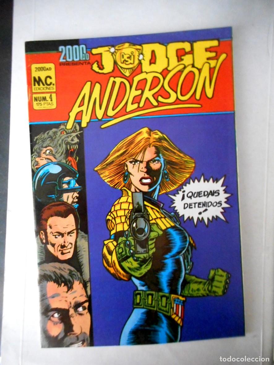 C&oacute;mics: 2000 AD PRESENTA N&ordm;4 JUDGE PSI ANDERSON (MC EDICIONES- MARZO 1987) RICK CLARK - BRETT EWINS
