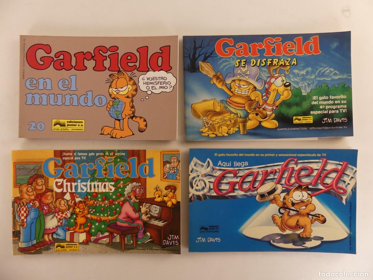 Comics: LOTE DE 4 COMICS DE GARFIELD EDICIONES JUNIOR