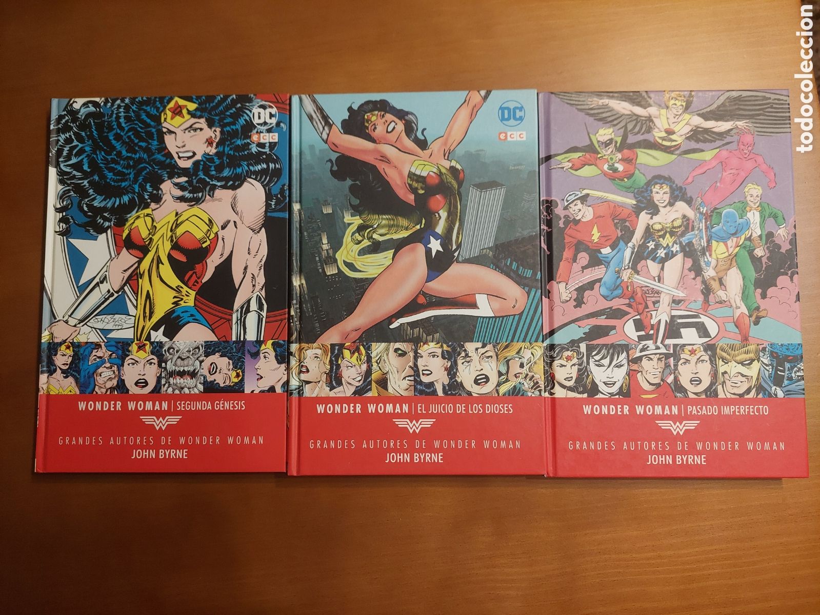 C&oacute;mics: 3 TOMOS DE GRANDES AUTORES DE WONDER WOMAN: JOHN BYRNE
