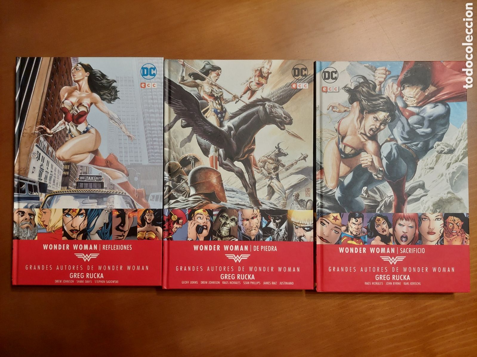 C&oacute;mics: LOS 3 TOMOS DE GRANDES AUTORES DE WONDER WOMAN: GREG RUCKA
