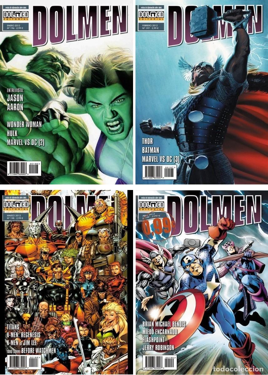 C&oacute;mics: Revista DOLMEN n&ordm; 196 197 198 199 (enero febero marzo abril 2012)
