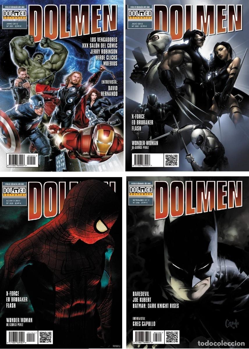 C&oacute;mics: Revista DOLMEN n&ordm; 201 202 203 204 (junio julio agosto septiembre 2012)