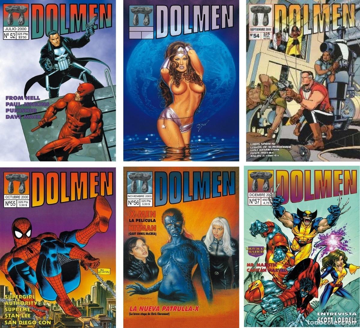 C&oacute;mics: Revista DOLMEN n&ordm; 52 53 54 55 56 57 (julio agosto septiembre octubre noviembre diciembre 2000)