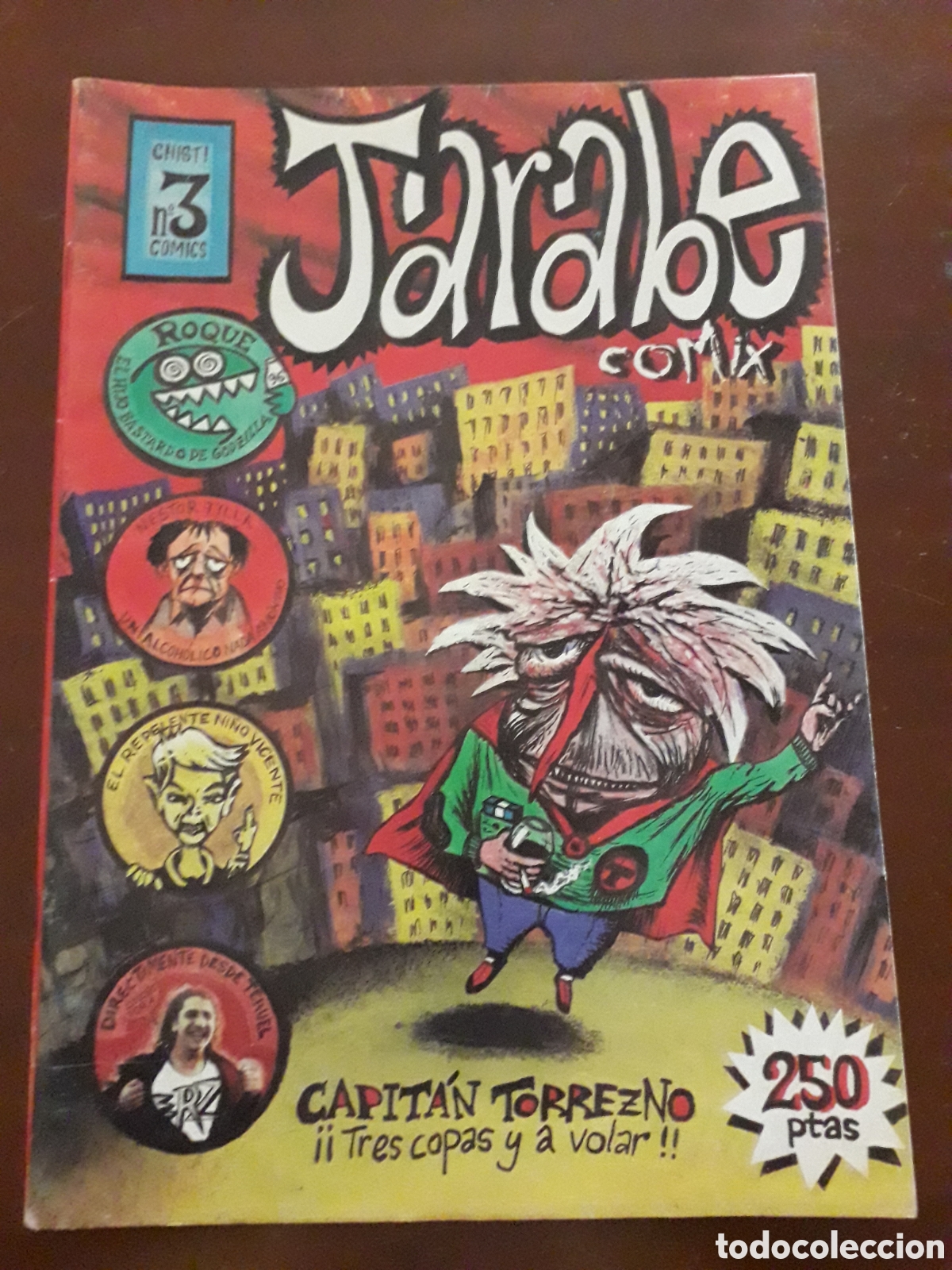 C&oacute;mics: JARABE. N&Uacute;MERO 3. FANZINE. SANTIAGO VALENZUELA. CAPIT&Aacute;N TORREZNO