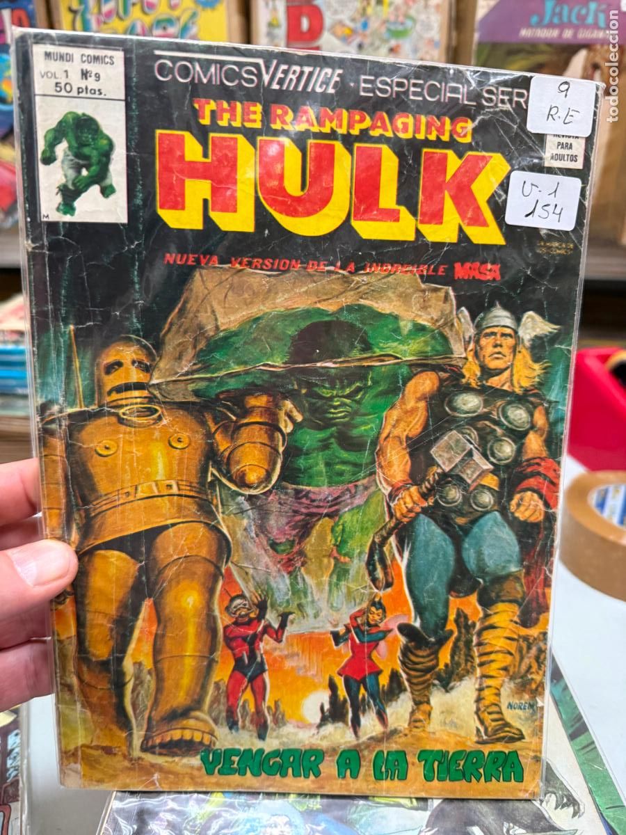 C&oacute;mics: THE RAMPAGING HULK NUMERO 9