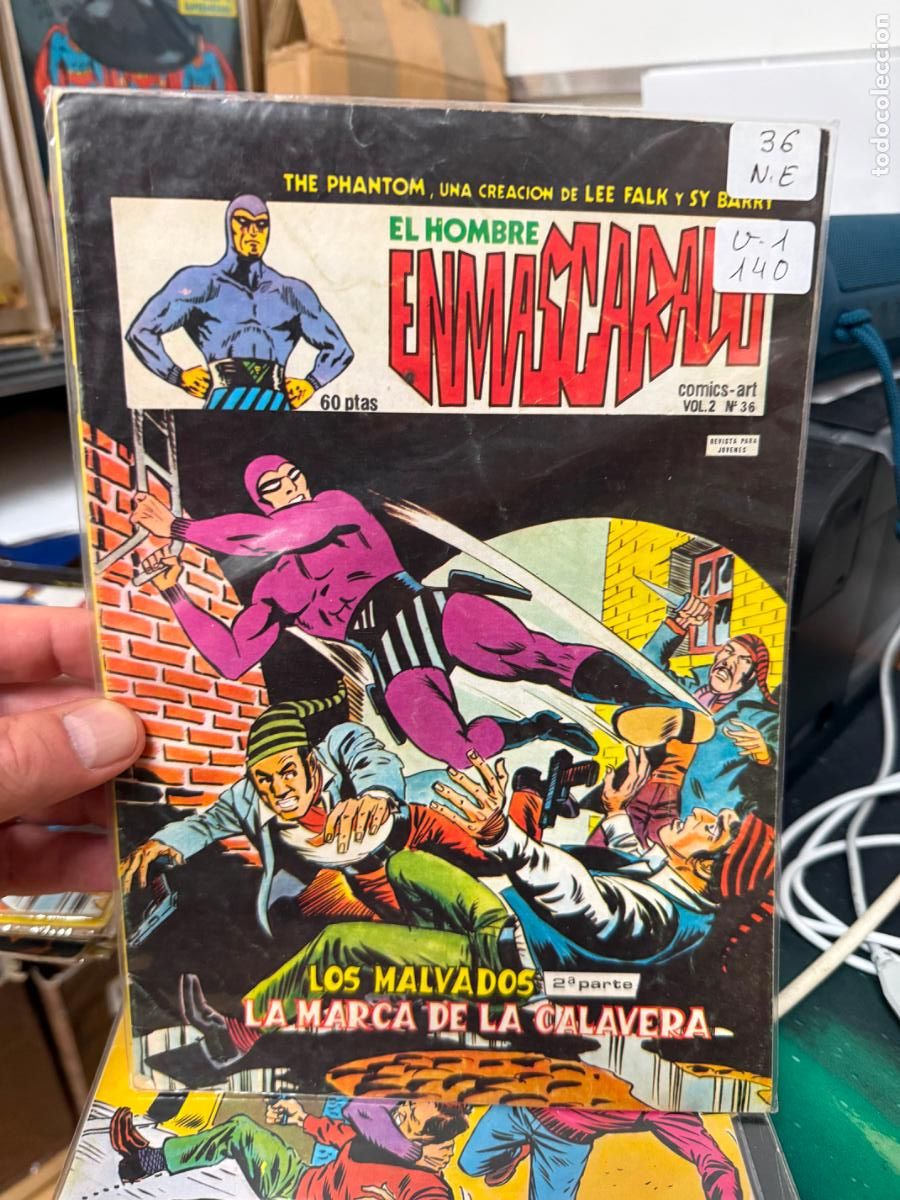 C&oacute;mics: EL HOMBRE ENMASCARADO VOLUMEN 2 NUMERO 36