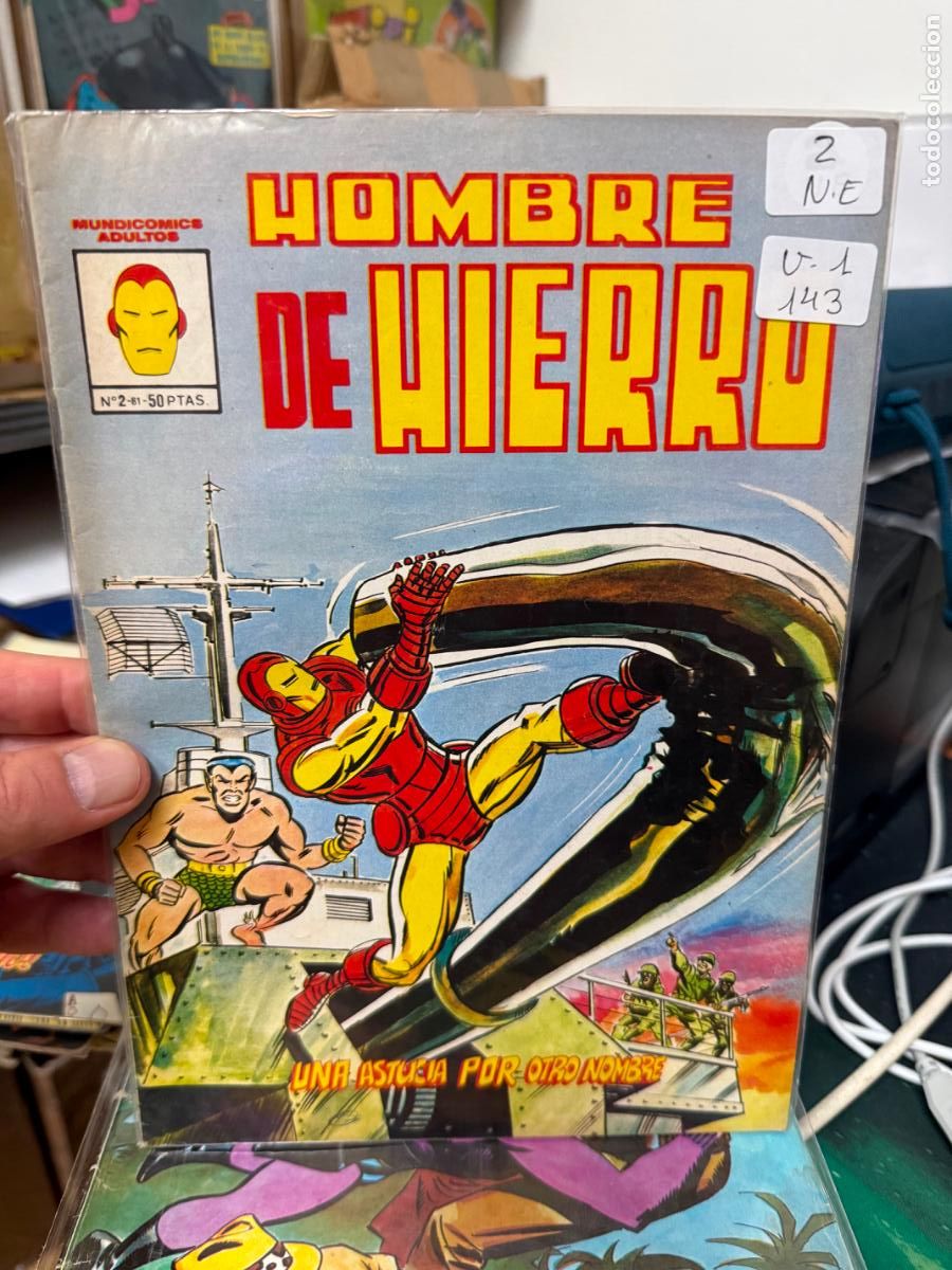 C&oacute;mics: EL HOMBRE DE HIERRO MUNDICOMICS NUMERO 2