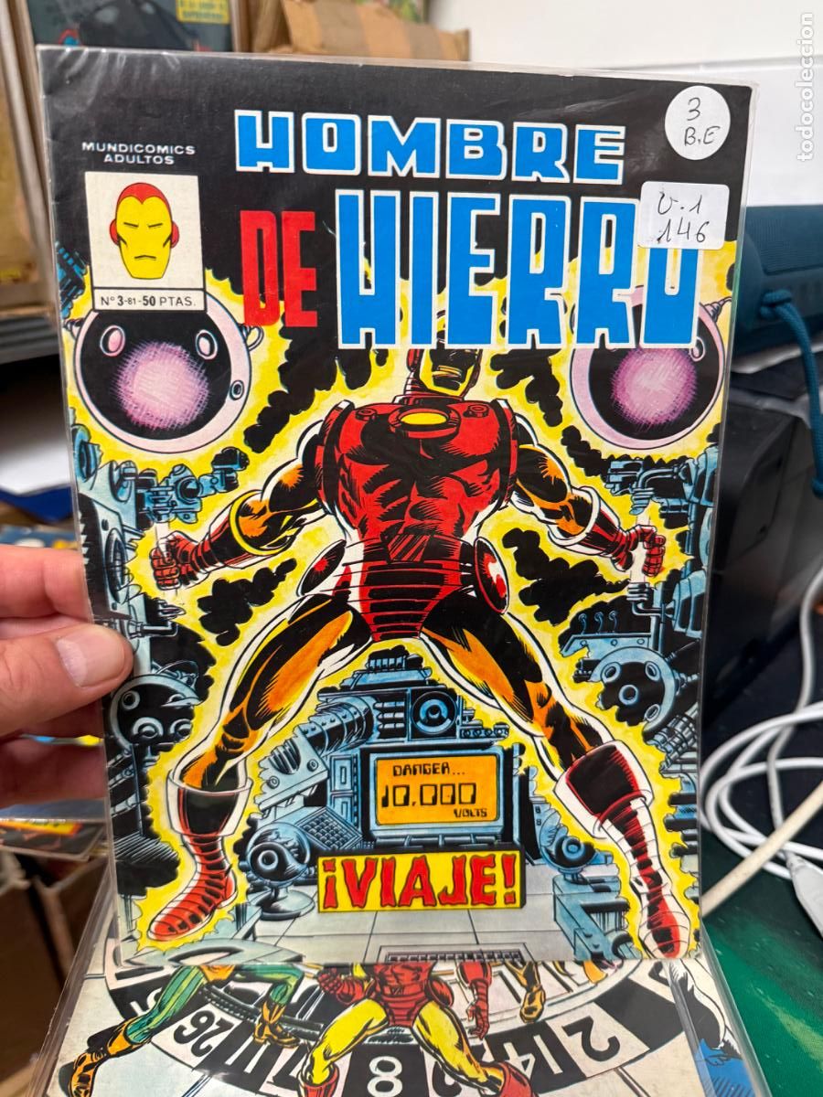 C&oacute;mics: EL HOMBRE DE HIERRO MUNDICOMICS NUMERO 3
