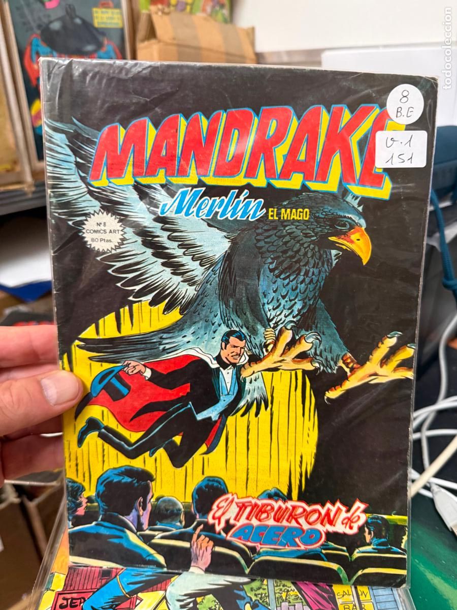 C&oacute;mics: MANDRAKE MUNDICOMICS NUMERO 8