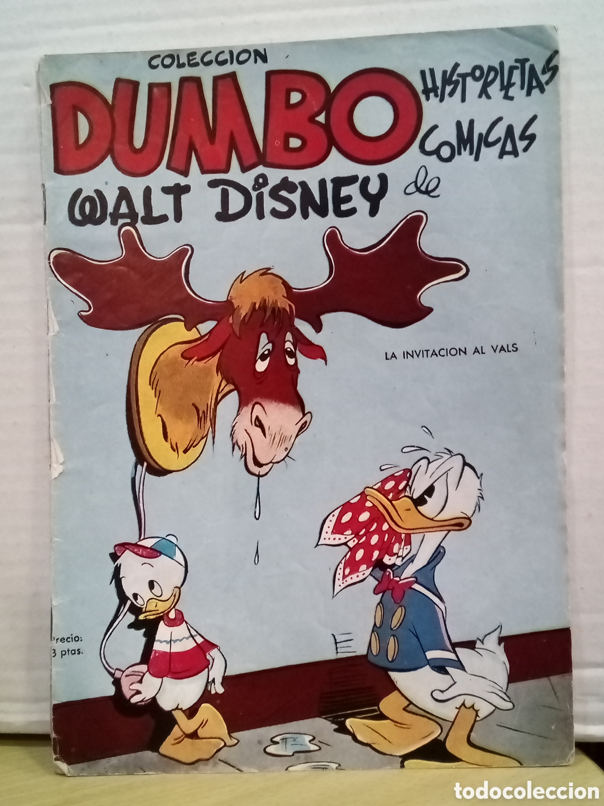 Comics: Historietas c&oacute;micas de Walt Disney. La invitaci&oacute;n al vals.