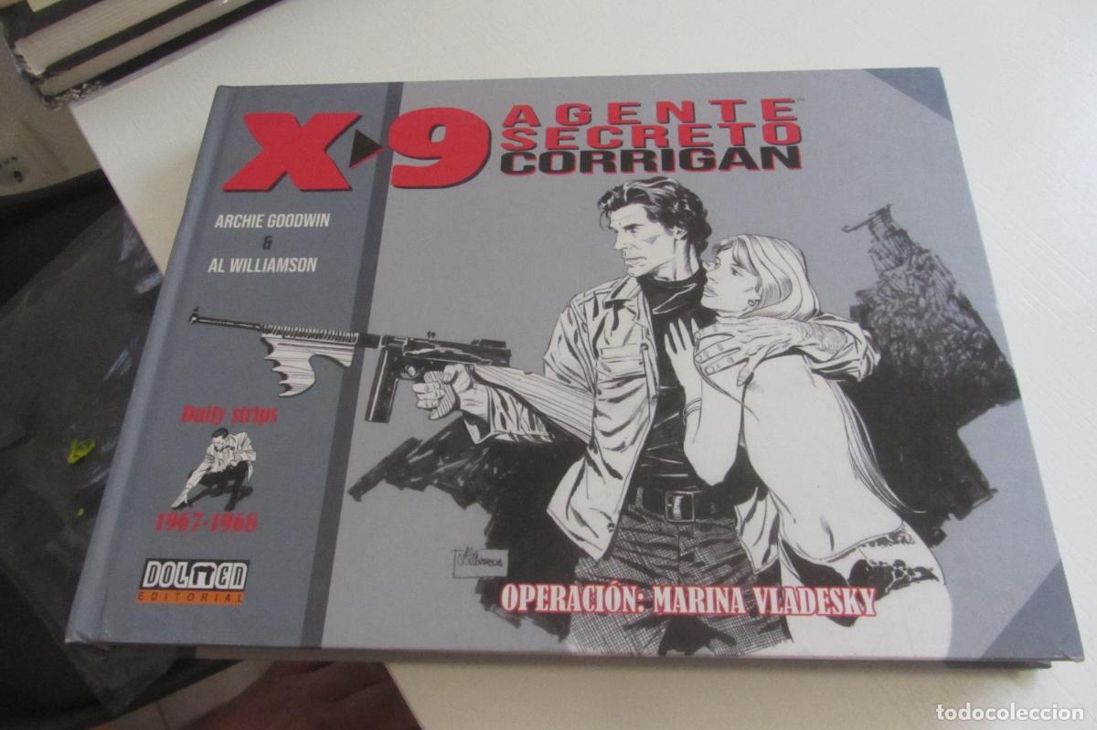 C&oacute;mics: AGENTE SECRETO X-9 CORRIGAN 1967-1968 DAILY STRIPS - DOLMEN TAPA DURA