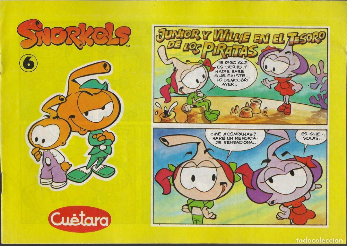 C&oacute;mics: CUETARA -- SNORKELS -- JUNIOR Y WILLIE EN EL TESORO DE LOS PIRATAS