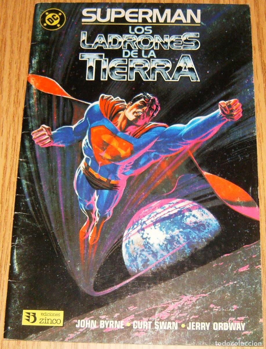 C&oacute;mics: SUPERMAN LOS LADRONES DE LA TIERRA Ediciones Zinco ESPECIAL GRAPA DE LUJO - Foto 1