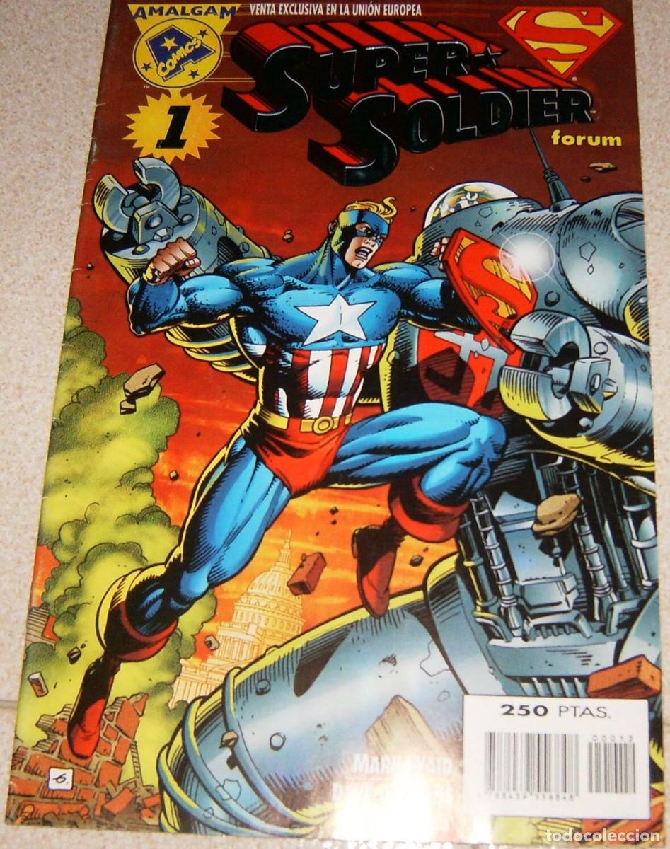 Fumetti: SUPER-SOLDIER Forum. Amalgam (Superman - Capit&aacute;n Am&eacute;rica) ESPECIAL GRAPA
