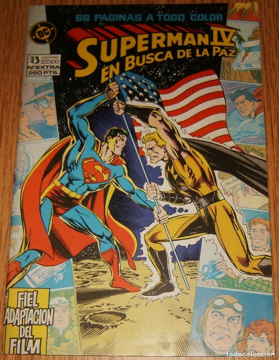 C&oacute;mics: SUPERMAN IV EN BUSCA DE LA PAZ (Adaptaci&oacute;n del Film) Ediciones Zinco ESPECIAL GRAPA