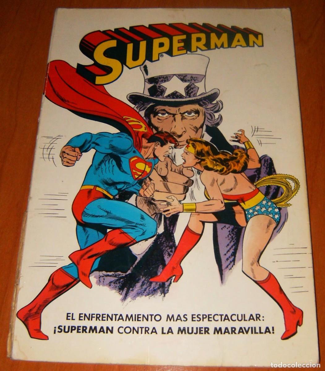 C&oacute;mics: SUPERMAN y WONDER WOMAN Album Formato Gigante Ediciones Bruguera, n&ordm; 4