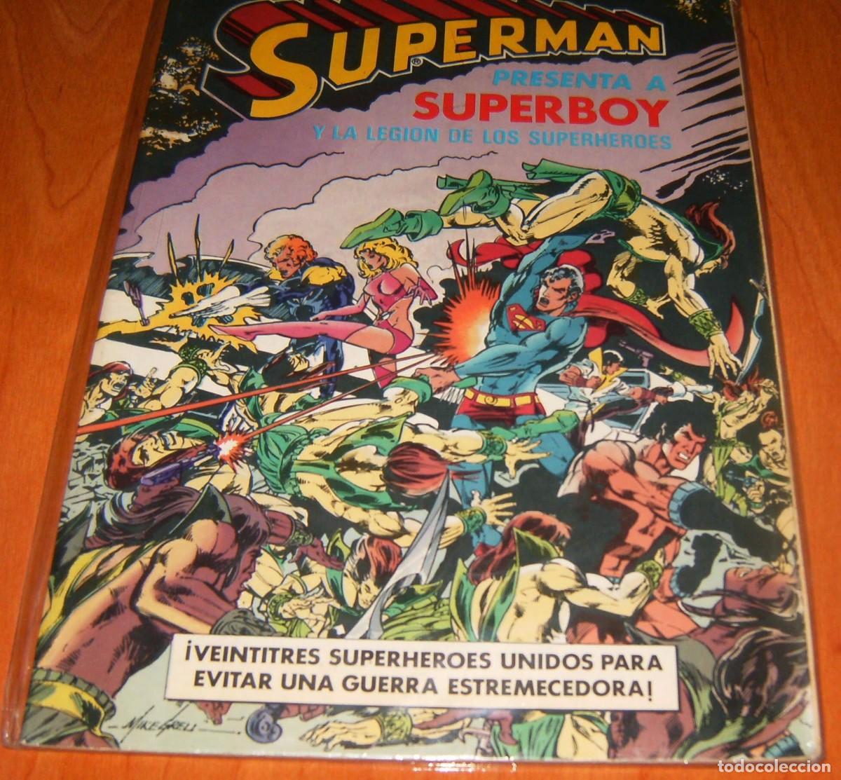 C&oacute;mics: SUPERBOY Y LA LEGION DE SUPERHEROES Album Formato Gigante Ediciones Bruguera, n&ordm; 5