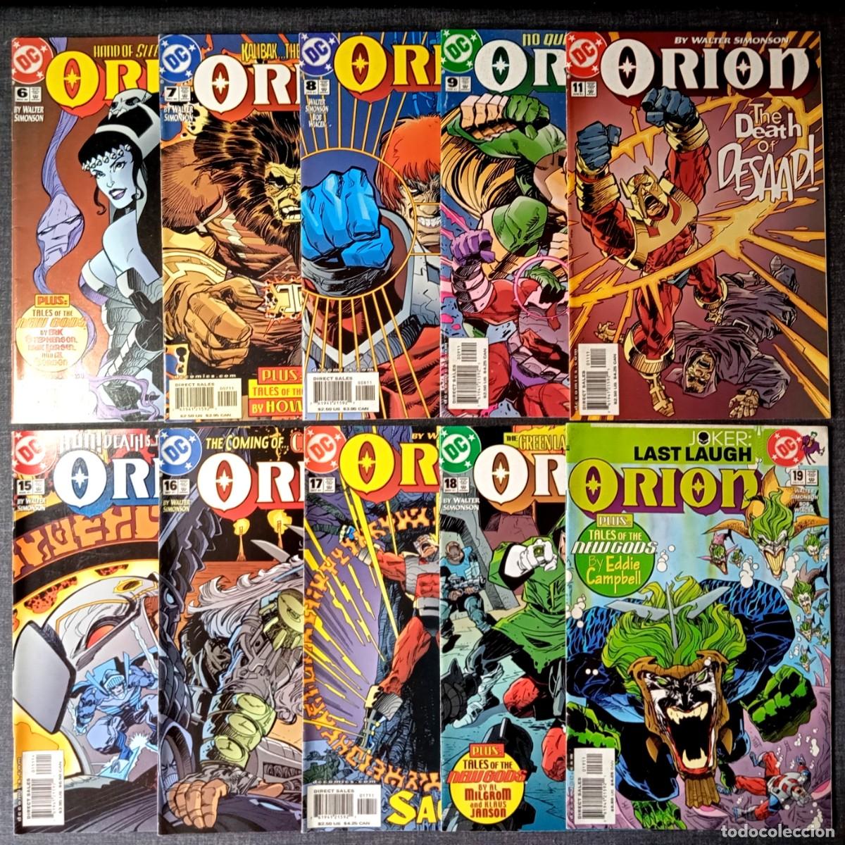 C&oacute;mics: ⚜️ L01. Lote 10 Comics DC Orion 2000 2001 Walt Simonson Edicion USA Original Ingles Joker Last Laugh