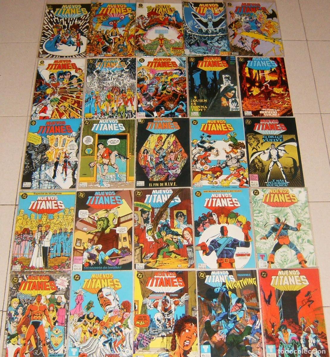 C&oacute;mics: NUEVOS TITANES vol.1 Ediciones ZINCO 1 a 50 COMPLETA - Foto 2